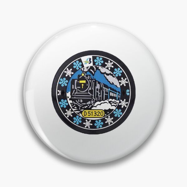 Item preview, Abira-cho, Hokkaido manhole cover designed and sold by blahdeedah.