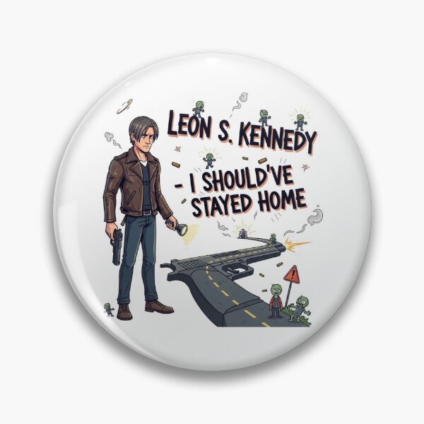 Item preview, Leon Kennedy I Should Have Stayed Home Funny Meme designed and sold by VitalDesigner.