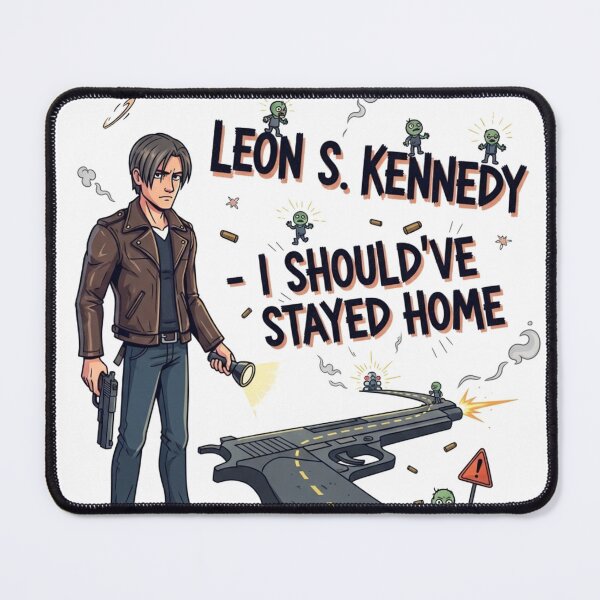 Item preview, Leon Kennedy I Should Have Stayed Home Funny Meme designed and sold by VitalDesigner.