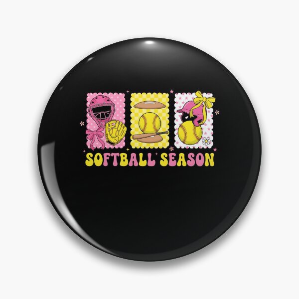 Item preview, Girls Softball Season Bow designed and sold by KroghDs.