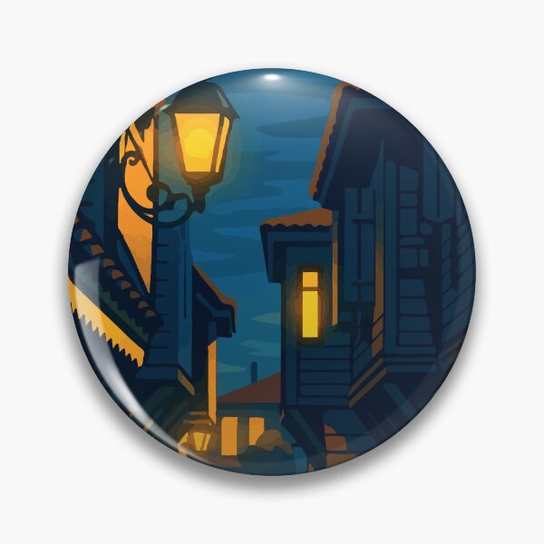 Item preview, Nessebar - Nighttime Old Town Alley designed and sold by darekkocurek.