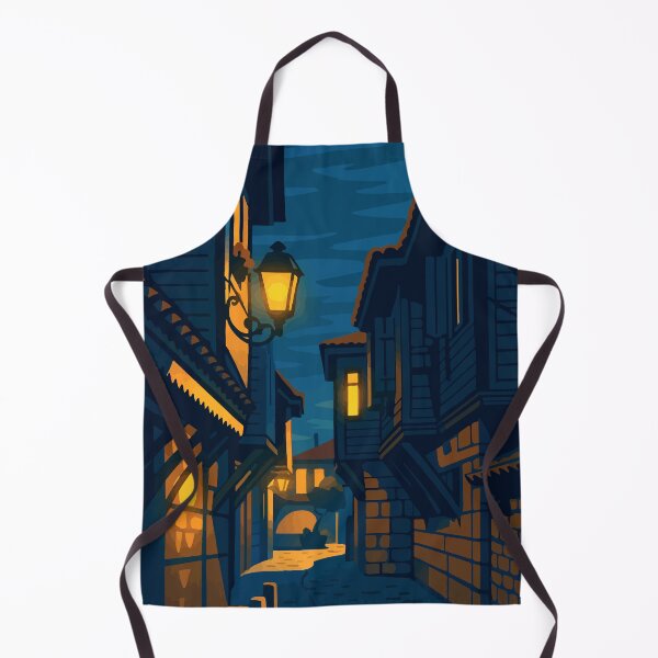 Item preview, Nessebar - Nighttime Old Town Alley designed and sold by darekkocurek.