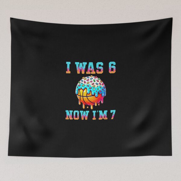 Item preview, I Was 6 Now I'M 7 Basketball designed and sold by Imalyanmani.