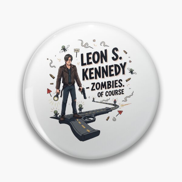 Item preview, Leon Kennedy Zombies Of Course Funny Meme designed and sold by VitalDesigner.