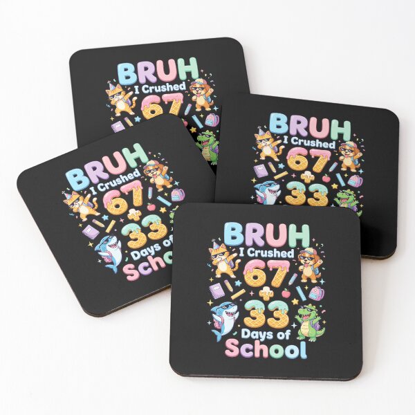 Item preview, Bruh I Crushed 67+33 Days of School Funny School  designed and sold by gladysenglish.