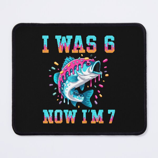 Item preview, I Was 6 Now I'M 7 Fishing Birthday designed and sold by Imalyanmani.