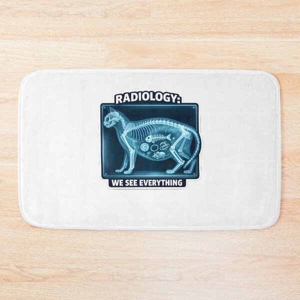 Item preview, Radiology We See Everything – Funny Veterinary X-Ray Humor Vet Tech Sticker designed and sold by Bettybee00.