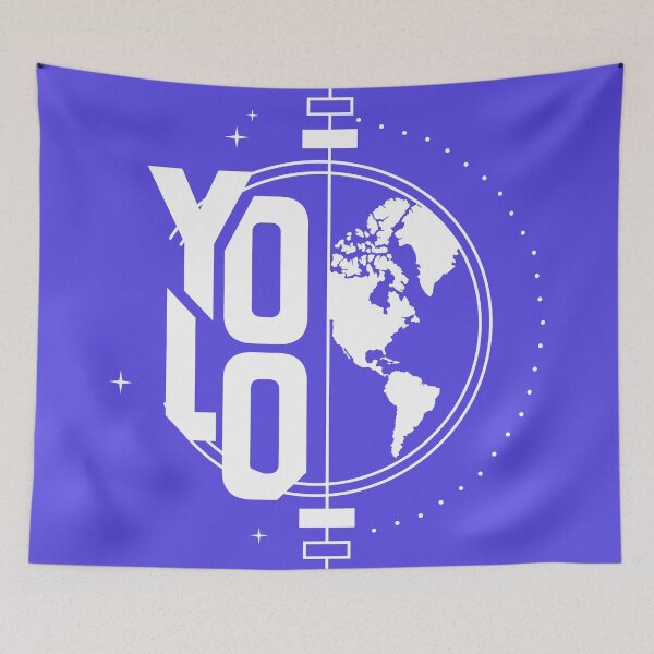 Item preview, YOLO... world compass (WHITE) designed and sold by CHASAcreative.
