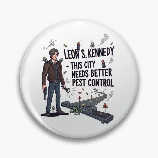 Item preview, Leon Kennedy Pest Control Funny Meme designed and sold by VitalDesigner.