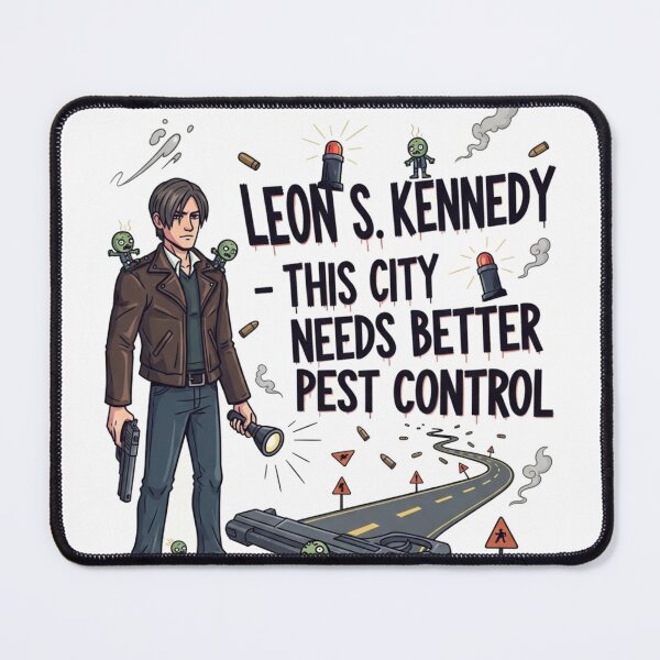 Item preview, Leon Kennedy Pest Control Funny Meme designed and sold by VitalDesigner.