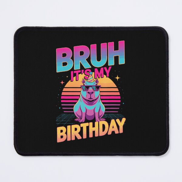 Item preview,  Bruh It'S My Birthday Funny Hippo Party designed and sold by Imalyanmani.