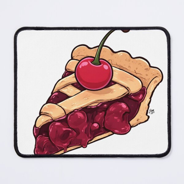 Item preview, Cherry Pie Slice Illustration | Sweet Dessert Graphic | Cherry Pie Art designed and sold by Karolina’s Cozy Creations.