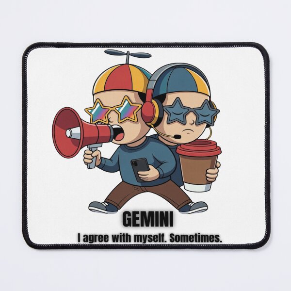 Item preview, Funny Gemini Zodiac - "I Agree With Myself" Dual Personality Design designed and sold by ClaussShop.