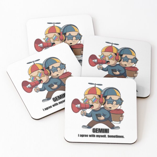 Item preview, Funny Gemini Zodiac - "I Agree With Myself" Dual Personality Design designed and sold by ClaussShop.