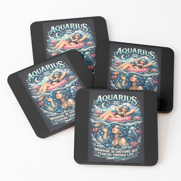 Item preview, Aquarius: drowning in emotions but floating through life designed and sold by Pirate-Coast.