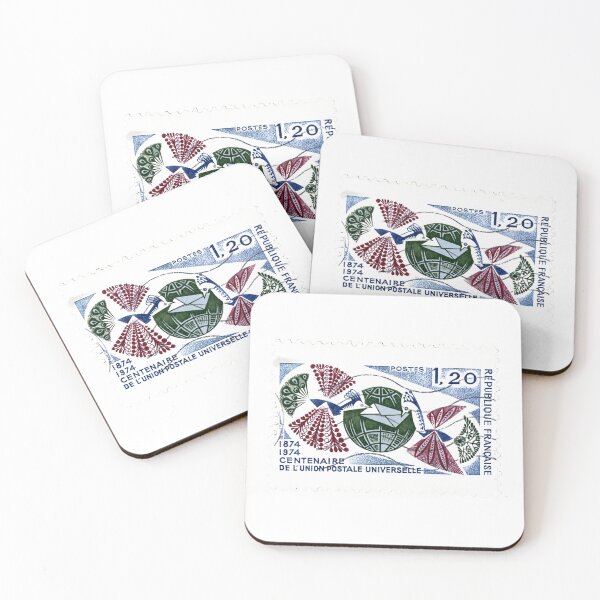Item preview, French Centenaire Birds Vintage Postage Stamp designed and sold by red-amber65.