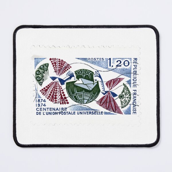 Item preview, French Centenaire Birds Vintage Postage Stamp designed and sold by red-amber65.