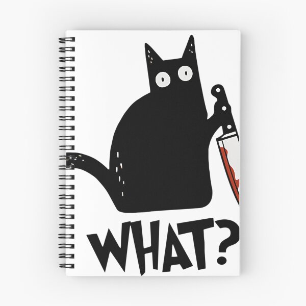 Item preview, Cat What Murderous Black Cat With Knife  designed and sold by DeltaJohns.