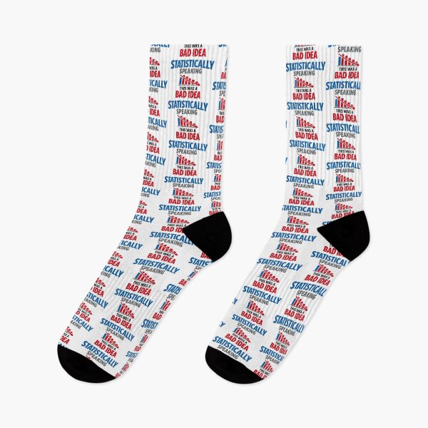 Item preview, Statistically Speaking This Was A Bad Idea Funny Math Humor Design designed and sold by TeeTimeTreasure.