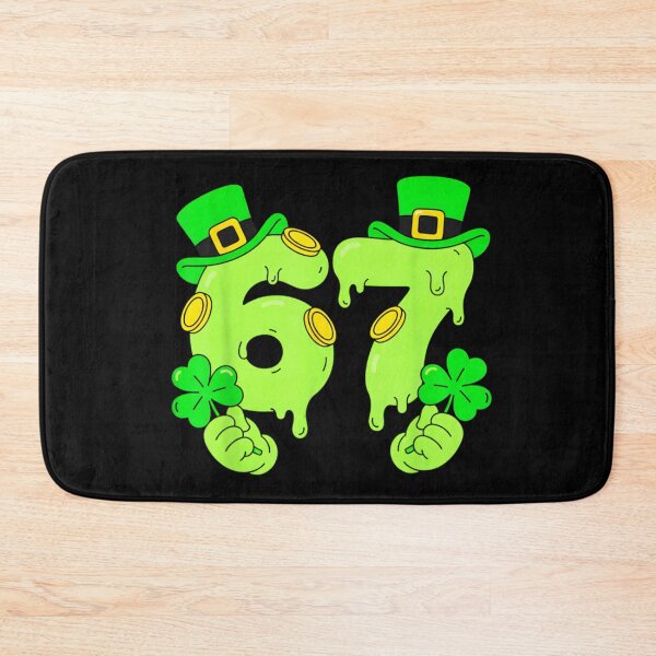 Item preview, Lucky 67 Funny St Patricks Day Shamrock Leprechaun Hat Shirt designed and sold by LittleNhutton.