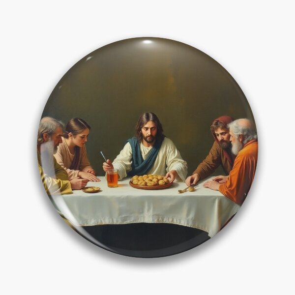 Item preview, Jesus at the last supper. designed and sold by oldMastersofart.