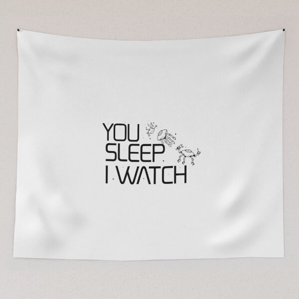 Item preview, You Sleep I Watch Quote Vintage designed and sold by anselmnacht.