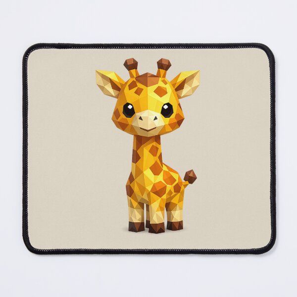 Item preview, Cute Low Poly Geometric Giraffe Illustration designed and sold by AndreBarnard.