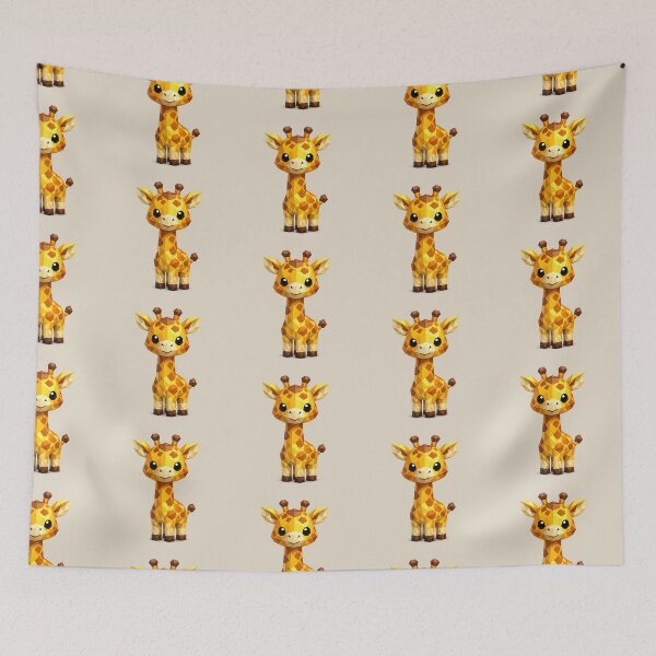 Item preview, Cute Low Poly Geometric Giraffe Illustration designed and sold by AndreBarnard.