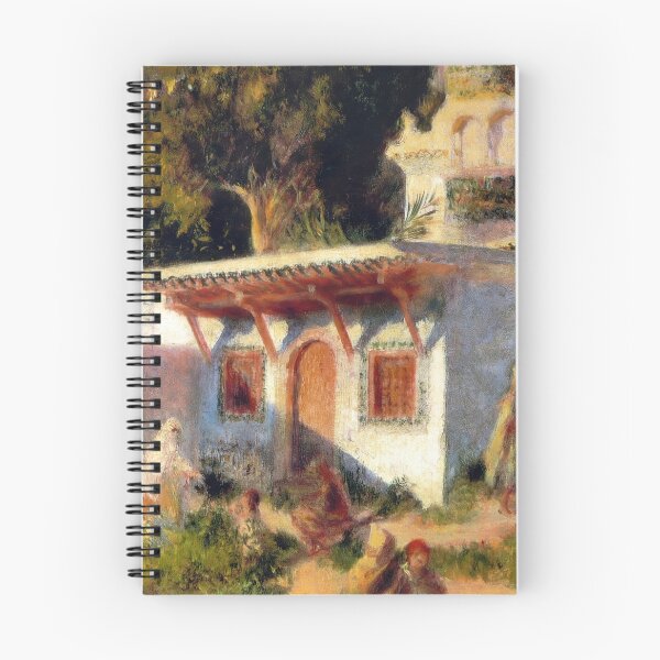 Item preview, Mosque in Algiers by Pierre-Auguste Renoir: Sunlit Orientalist Courtyard Print designed and sold by artofuniverse.