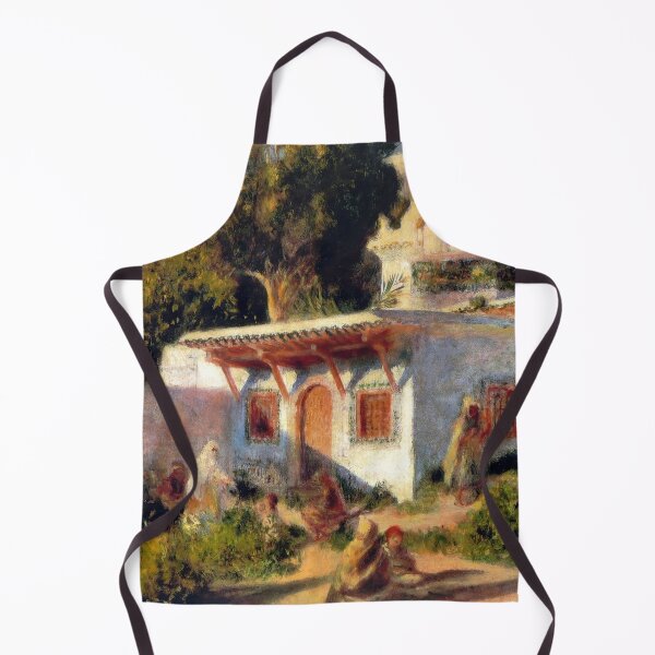 Item preview, Mosque in Algiers by Pierre-Auguste Renoir: Sunlit Orientalist Courtyard Print designed and sold by artofuniverse.