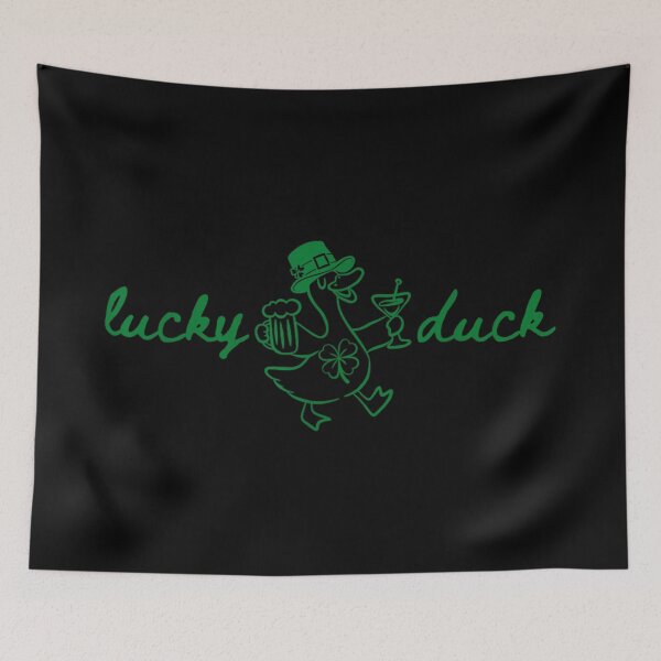 Item preview, Lucky Duck Funny St Patricks Day Beer Drinking Duck Shirt designed and sold by LittleNhutton.