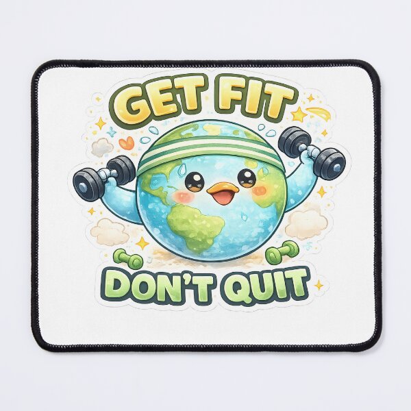 Item preview, Sweet Fitness Earth Get Fit Design designed and sold by giachem99.