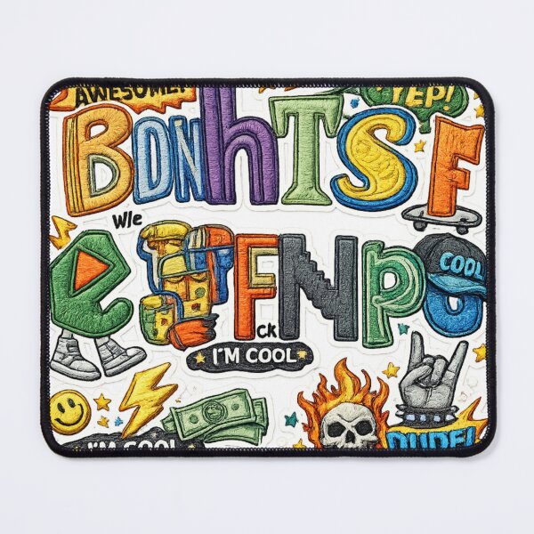 Item preview, Colorful Graffiti Alphabet Doodle Sticker Design designed and sold by TaitelCraft.