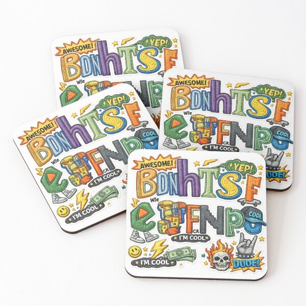 Item preview, Colorful Graffiti Alphabet Doodle Sticker Design designed and sold by TaitelCraft.