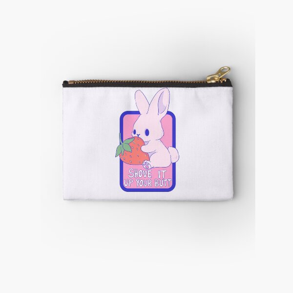 Item preview, Cute Rabbit with Attitude - Strawberry Sass  designed and sold by Jess.a.creates.