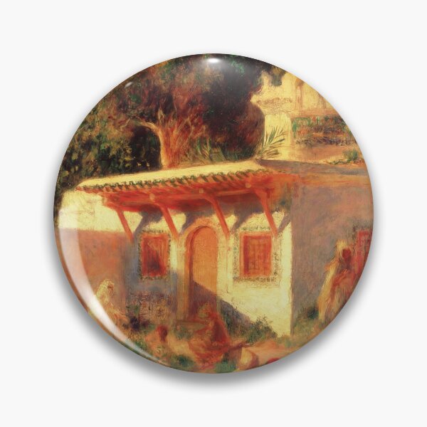 Item preview, Mosque in Algiers by Pierre-Auguste Renoir: Sunlit Impressionist Poster designed and sold by artofuniverse.