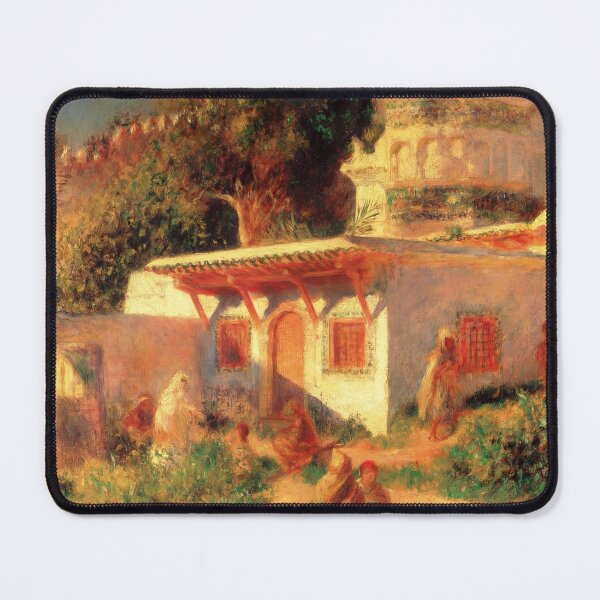 Item preview, Mosque in Algiers by Pierre-Auguste Renoir: Sunlit Impressionist Poster designed and sold by artofuniverse.