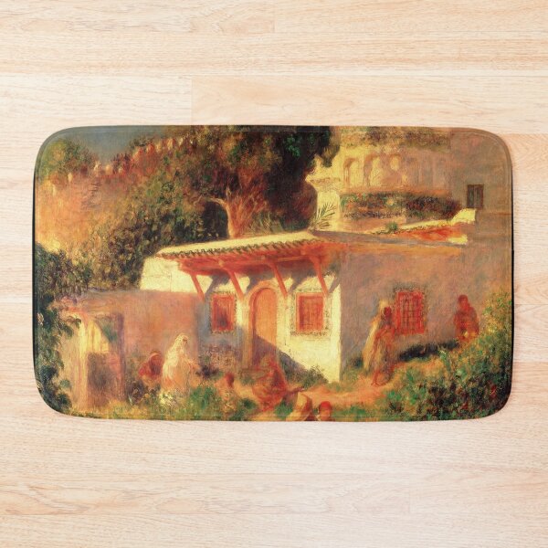 Item preview, Mosque in Algiers by Pierre-Auguste Renoir: Sunlit Impressionist Poster designed and sold by artofuniverse.