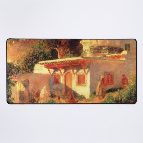 Item preview, Mosque in Algiers by Pierre-Auguste Renoir: Sunlit Impressionist Poster designed and sold by artofuniverse.