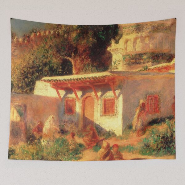 Item preview, Mosque in Algiers by Pierre-Auguste Renoir: Sunlit Impressionist Poster designed and sold by artofuniverse.