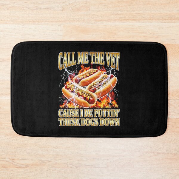 Item preview, Call Me The Vet Funny Hot Dog Meme designed and sold by tadmercado.