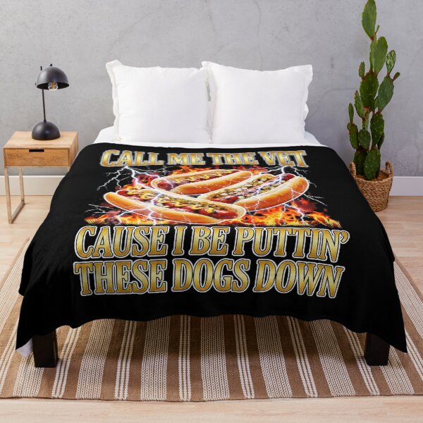 Item preview, Call Me The Vet Funny Hot Dog Meme designed and sold by tadmercado.