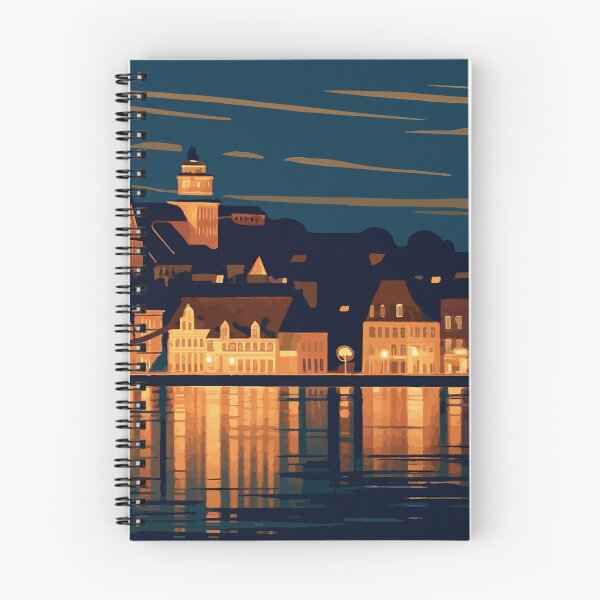 Item preview, Germany - Flensburg - Night Harbor Lights designed and sold by darekkocurek.