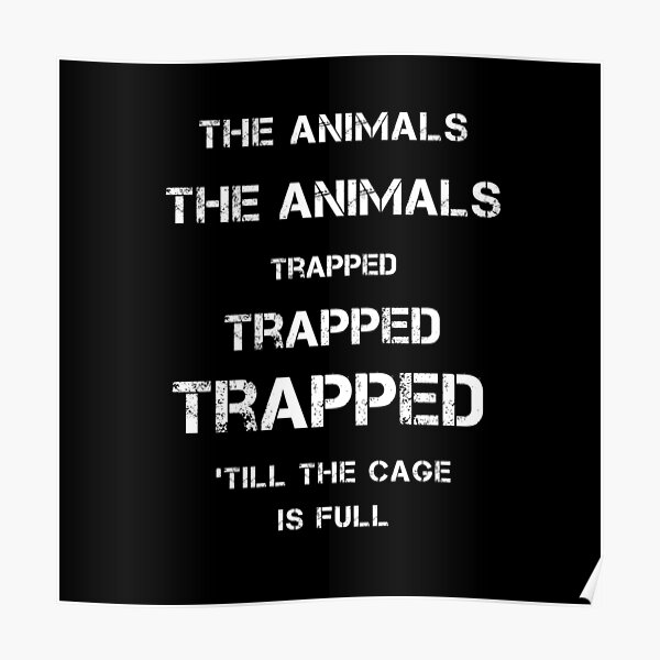 Trap Lyrics Posters Redbubble