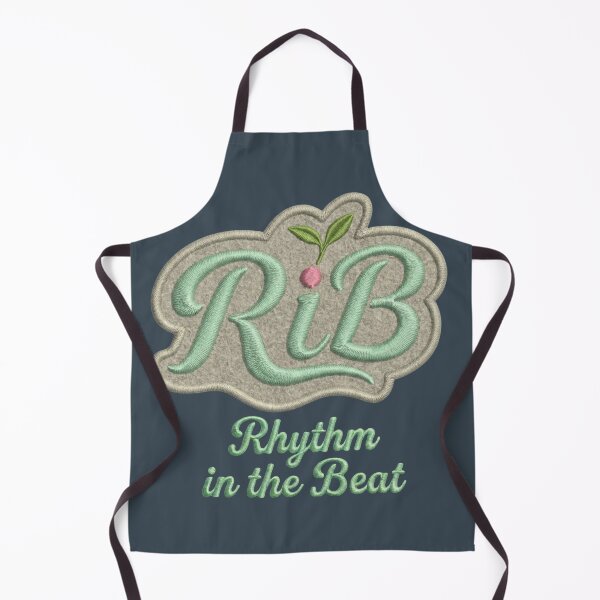 Item preview, Mint Green RiB Embroidered Patch Artisanal Style designed and sold by Rib-Brand.