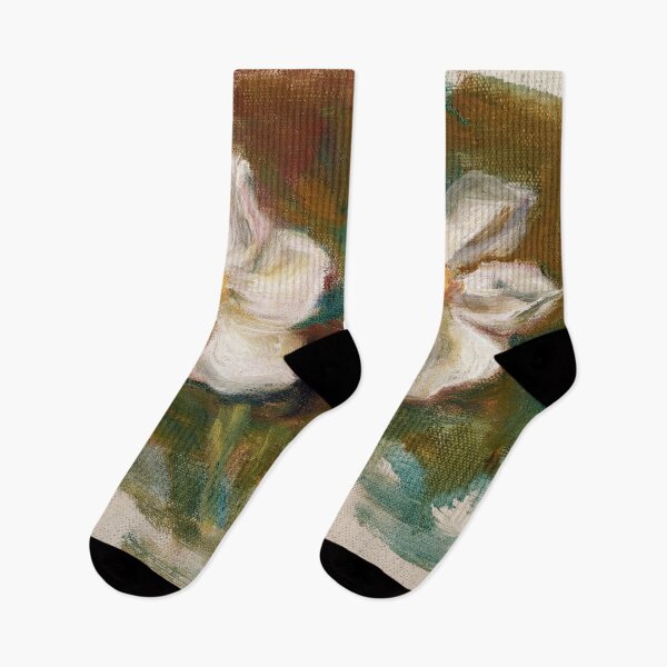 Item preview, Narcisses Fragment Frise Du Second Cadre De Madame De Galea by Pierre-Auguste Renoir: Impressionist Floral Study Poster designed and sold by artofuniverse.