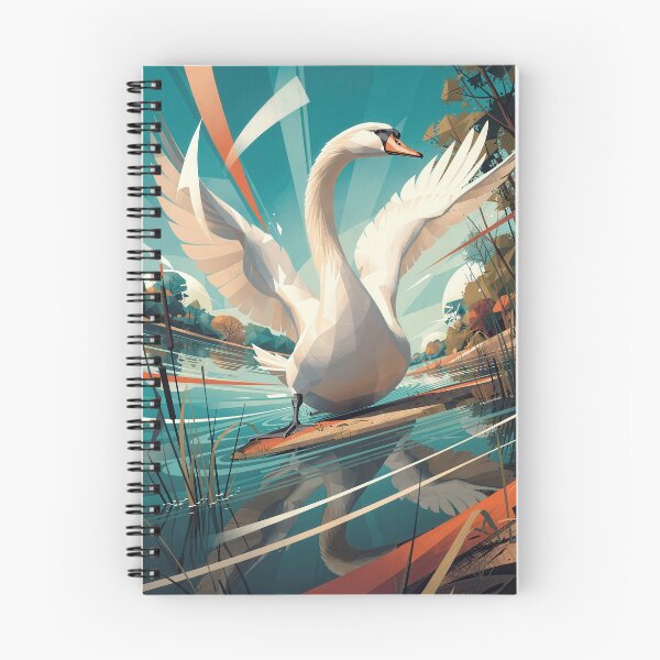 Item preview, Mute swan on the lake – Wildlife Kings designed and sold by Earth Celebration Designs.