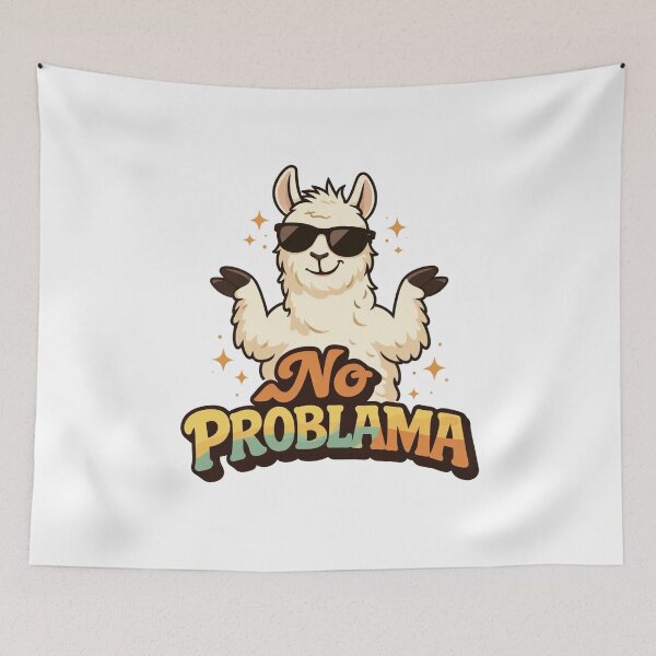 Item preview, Llama wearing sunglasses designed and sold by Stylehero.