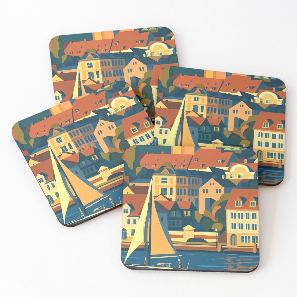 Item preview, Flensburg - Sailboat by the Old Town designed and sold by darekkocurek.
