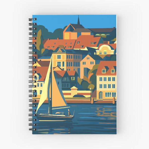 Item preview, Flensburg - Sailboat by the Old Town designed and sold by darekkocurek.